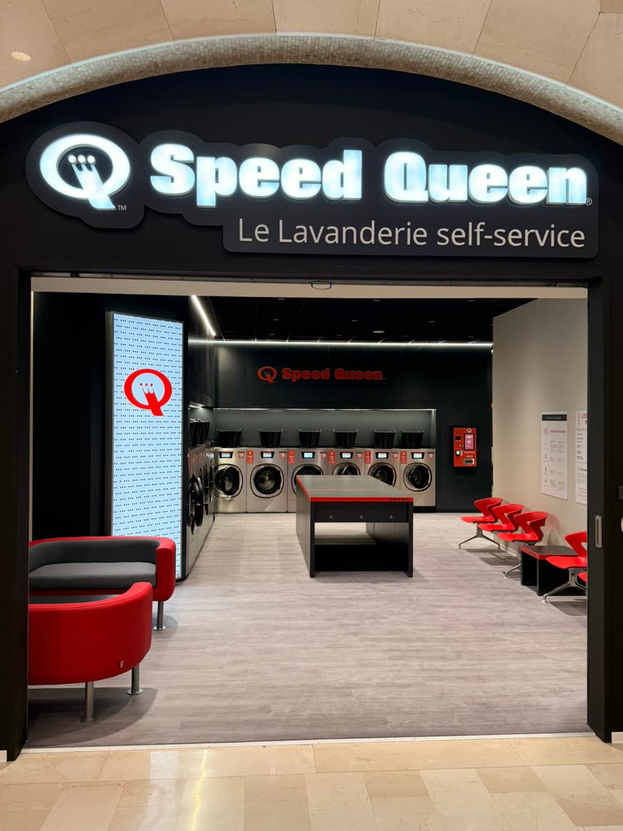 Ingresso di un punto vendita Speed Queen